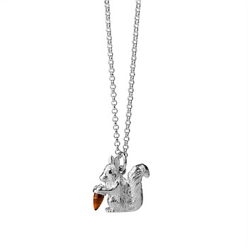 KWJ Squirrel Necklace STG
