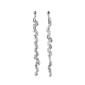 KWJ Leaf Drop Earrings STG