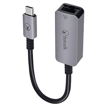 Long-Life USB-C to Gigabit Ethernet Adapter - 15cm