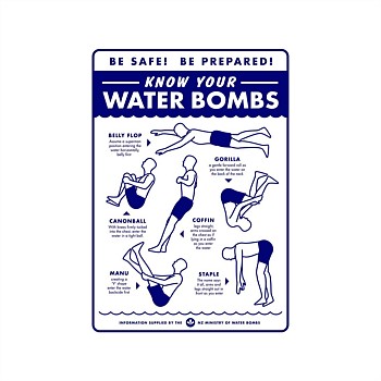 Outdoor sign - Water Bombs