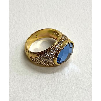 Topaz Pharoah ring