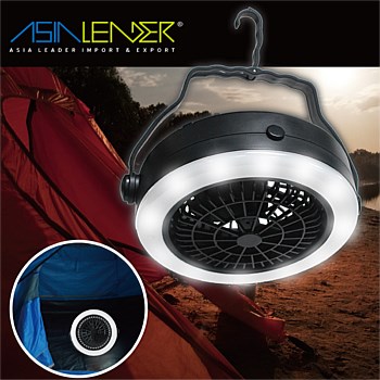 LED Lantern Fan with LED Light