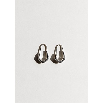 Billie Earrings, Silver
