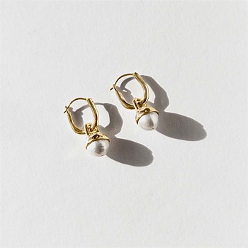 Jewel Earrings, Gold