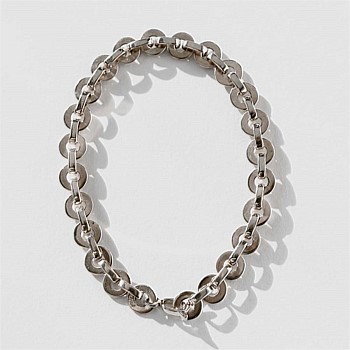 Moon Anklet, Silver