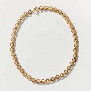 Moon Necklace, Gold