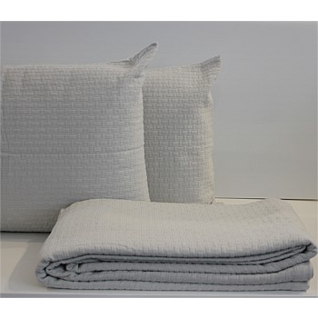 Grassi Silver Superking Bedspread Set