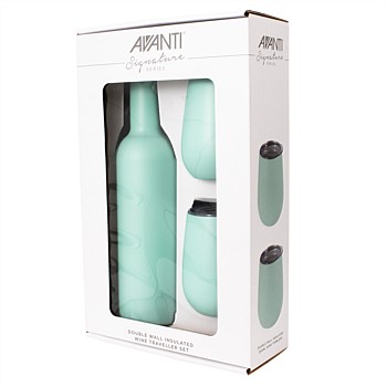Double Wall Insulated Wine Traveller Set