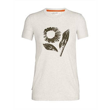 Women's  Central SS Tee Flora Forms