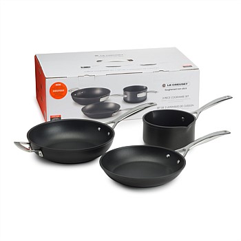 Toughened Non Stick 3 Piece Cookware Set