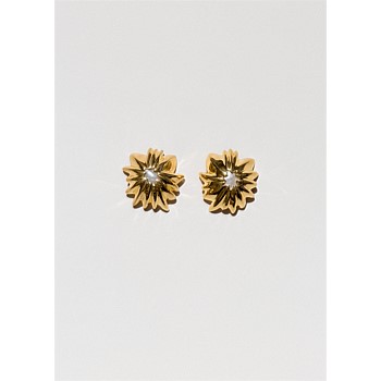 Bernique Earrings, Gold
