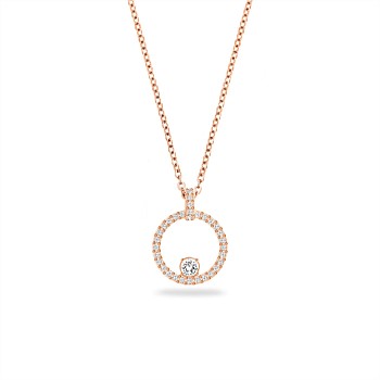 Constella Circle Pendant, Rose gold