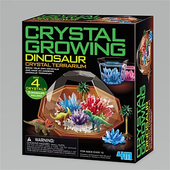 Crystal Growing Dinosaur Terrarium