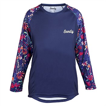 Youth Wildflower MTB Long Sleeve Jersey