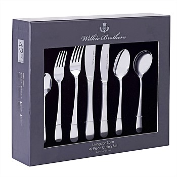 Livingston Satin 42 Piece Cutlery Set