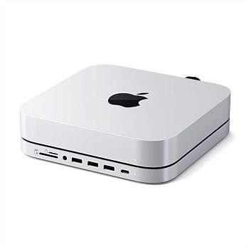 Aluminium Stand and Hub for Mac Mini with SSD Enclosure