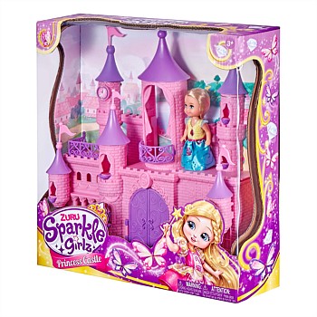 Sparkle Girlz Cupcake 4.5" Little World Fantasy Castle Window Box