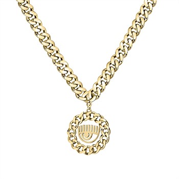 Chain Collection Gold Eye Pendant