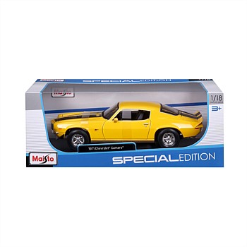 1:18 Special Edition1971 Chev Camaro Yellow
