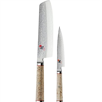 Knife Set 2pc 5000MCD Birchwood