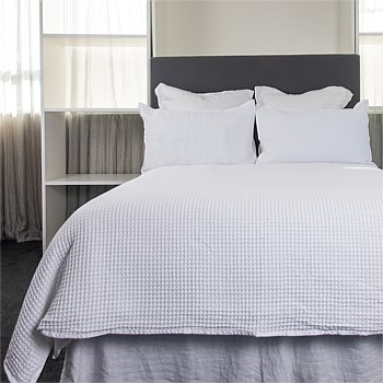 Premier Waffle White Large Blanket