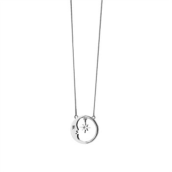 KWJ Moon & Star Necklace YG