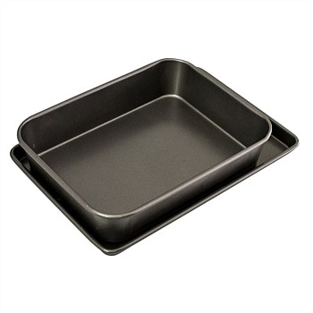Roasting/Oven Tray Twin Pack