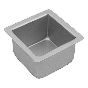 Silver Anodised Square Cake Pan