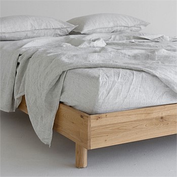 A&C Flax Linen Fitted Sheet