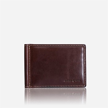 Oxford Leather Money Clip Wallet