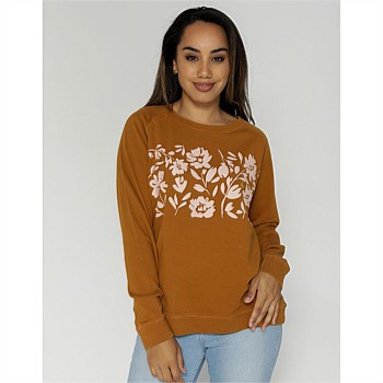 Spice With Blush Bouquet Sweater
