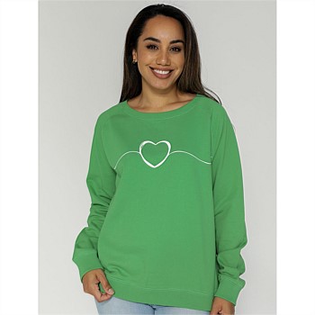 We Love Green Sweater
