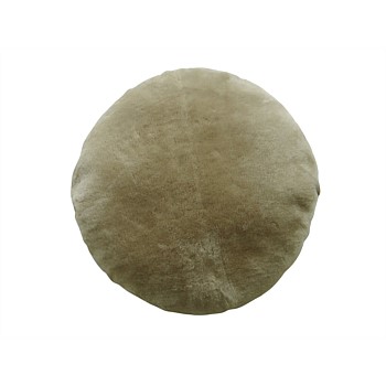 Shortwool Sheepskin Floor Cushion Circular