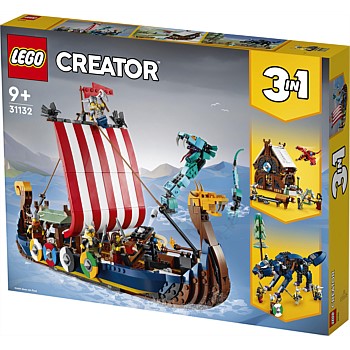 Creator 31132 Viking Ship and the Midgard Serpent