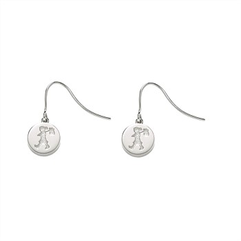KWJ Runaway Stamp Earrings STG