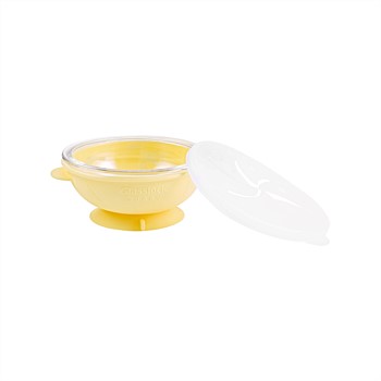 Silicone and Glass Bowl Set