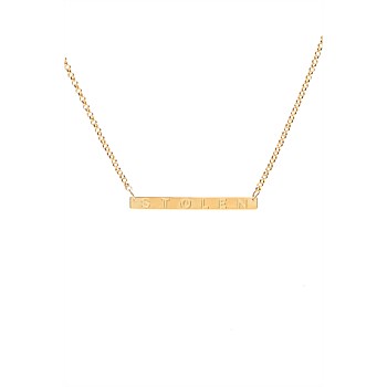 Stolen Plank Necklace