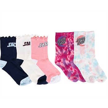 Girls Crew Sock Pack