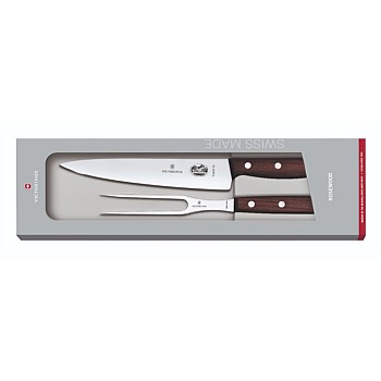 Victorinox Wood handle Carving Set (2pce)