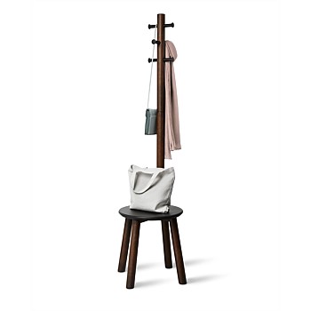 Pillar Stool & Coat Rack