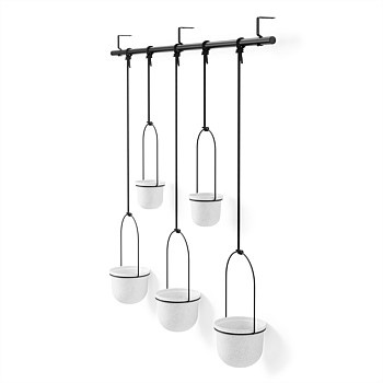 Triflora Hanging Planter, Set of 5
