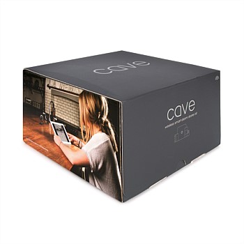 Cave smart home security starter kit, includes hub, PIR and sensors and free Cave App