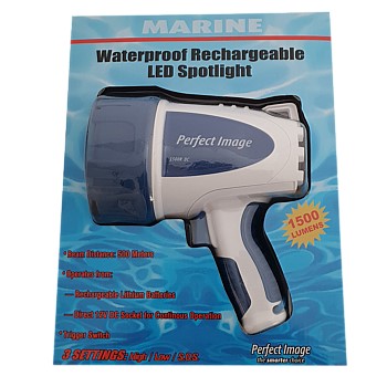 Marine Led Spotlight Rechargeable 1500 Lumens Waterproof Ip67