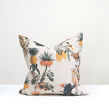 Attenborough Printed Linen Cushion