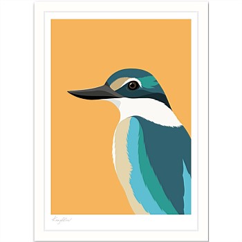 Framed Art Print - Kingfisher