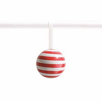 Father Rabbit Christmas Baubles | Pack of 6 | Candy Stripe
