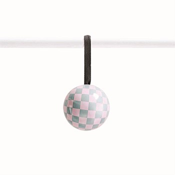 Christmas Baubles | Pack of 6 | Lilac Checkers