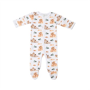 African Plains Cotton Babygrow