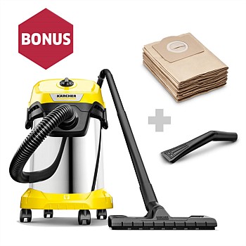 WD 3 S Wet & Dry Vacuum Bundle