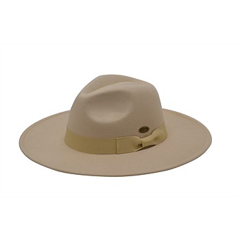 Cruz Wide Brim Wool-Blend Hat